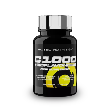 Su erškėtuogėmis ir bioflavonoidais! C 1000 + BIOFLAVONOIDS yra keturių nuostabių ingredientų šaltinis: vitaminas C