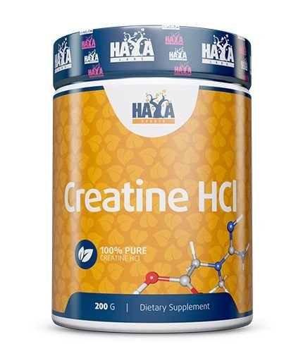 Creatine HCL - maisto papildas su kreatino hidrochloridu - labai efektyvi kreatino forma su didžiausia absorbcija