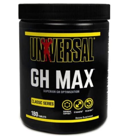 Universal GH Max - tai dviejų amino rūgščių ir jų tarpusavio sąveiką gerinančių natūralių priedų junginys.
