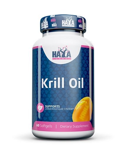 Haya Labs Krill oil - kurių sudėtyje yra krilių aliejaus