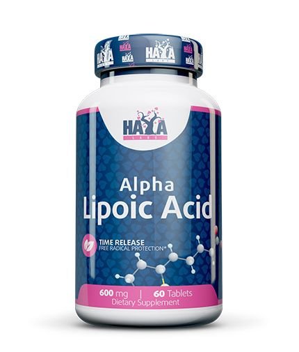 HAYA LABS Alpha-lipoic Acid / Time Release sudėtyje yra aukštos kokybės alfa lipoinės rūgšties