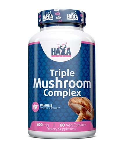 Haya Labs Triple Mushroom Complex yra galingas trijų rūšių grybų derinys – Shiitake