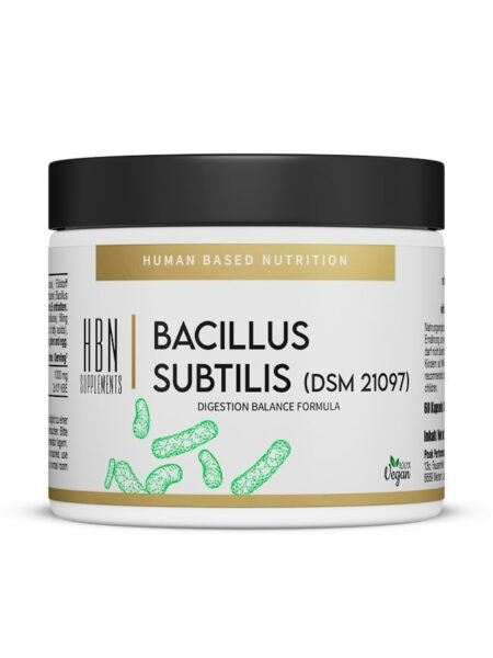 HBN Bacillus Subtilis (DSM 21097) yra labai ryški egzogeninė Rusijos tyrimų bakterija. Ypatingas bruožas yra gebėjimas moduliuoti žmonių žarnyno florą taip
