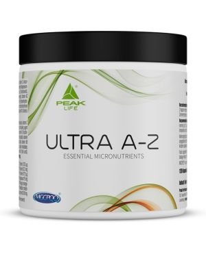 Ultra A - Z yra specialus mineralų ir vitaminų kompleksas su žaliosios arbatos ir vynuogių sėklų ekstraktais.