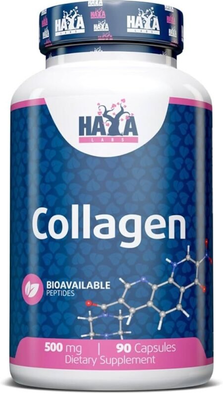 Haya Labs Collagen - tai vienas iš svarbiausių organizmo baltymų. Kolageno gausu odoje