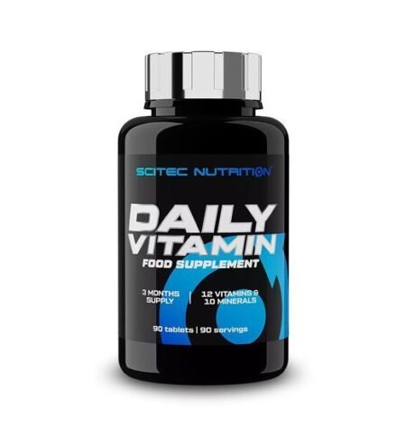 Daily Vitamin - tai vitaminų ir mineralų formulė susidedanti iš 27 aktyvių ingredientų. Sudėtyje yra didelės porcijos C ir B grupės vitaminų bei padidintas vitamino D kiekis (kas labai aktualu mažai prieš saulę būnantiems asmenims). Produkto sudėtyje taip