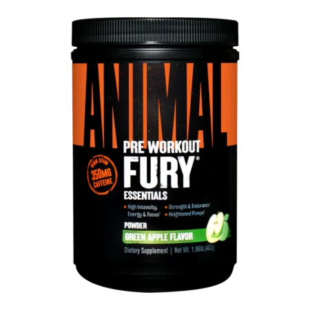 Animal Fury – naujas prieštreniruotinis produktas kartu su BCAA aminorūgštimis.