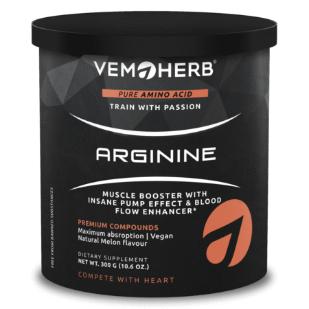 VemoHerb Arginine yra aukštos kokybės maisto papildas