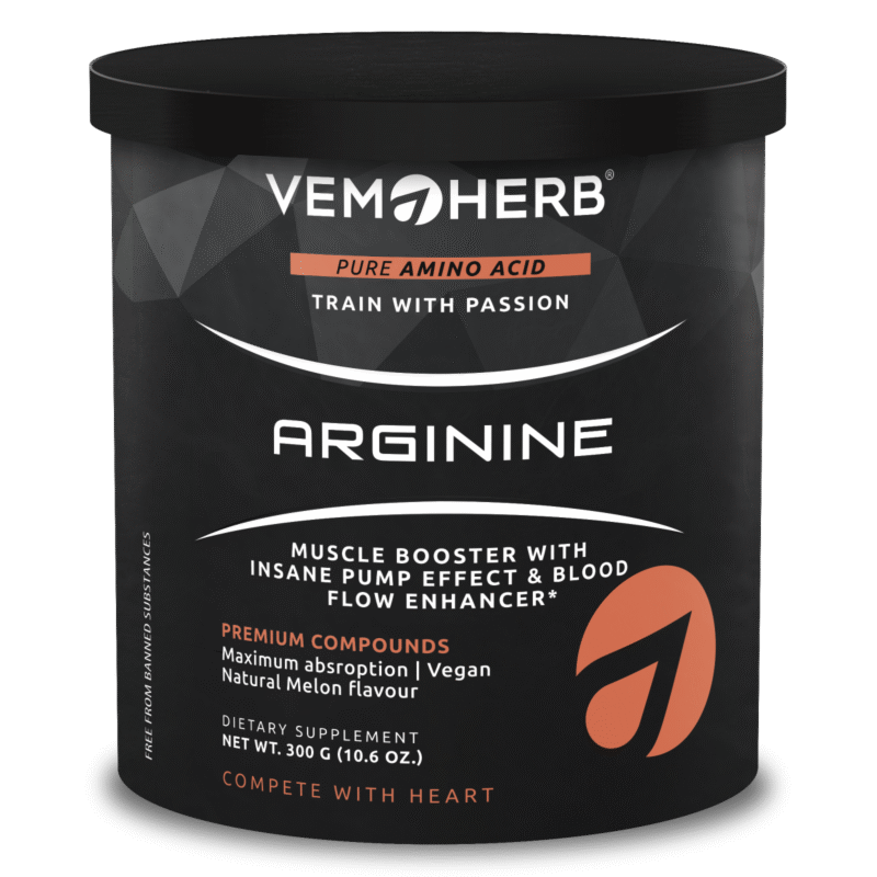 VemoHerb Arginine yra aukštos kokybės maisto papildas