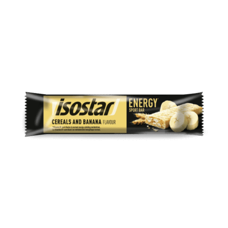 Isostar Energy Bar batonėlių sudėtyje yra paprastųjų ir sudėtinių angliavandenių mišinys