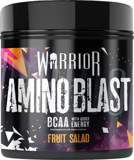 Warrior Amino Blast milteliai gėrimui ruošti (su saldikliu).