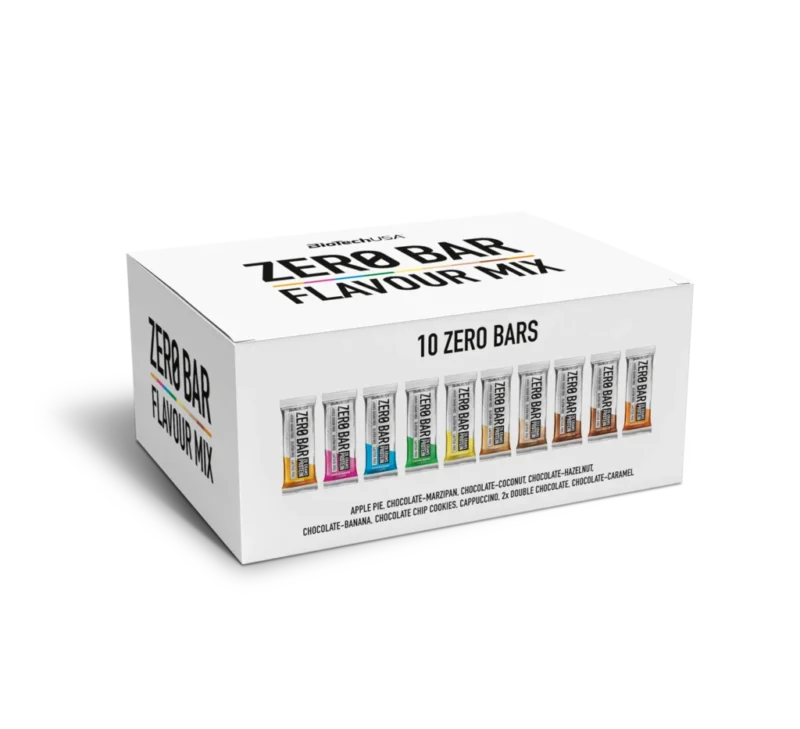 BioTech Zero Bar - aukštos kokybės baltyminis batonėlis.. Baltymų kompleksas. Be jokio pridėto cukraus
