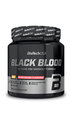 Black Blood CAF+ - yra prieš treniruotinis kompleksas su aukšta kofeino doze