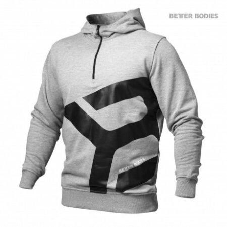 Better Bodies Brooklyn zip hood 120855 (pilka spalva