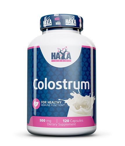 Haya Labs Colostrum 500mg gali turėti įtakos: Jėgai; Imuninei sistemai;Sveikai odai.Pasižymi priešuždegiminės savybės. Aukštos kokybės gaminys.