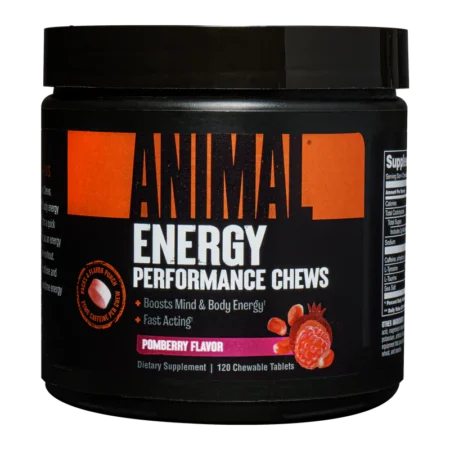 „Animal Energy Performance Chews“ perkelia energijos ir našumo papildymą į kitą lygį dėl savo greitai veikiančios ir greitai įsigeriančios formulės. Jo ypač koncentruotas