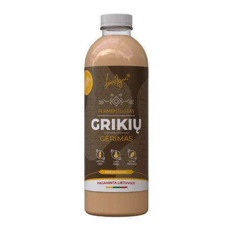 Fermentuotas grikių gėrimas yra prisotintas gerosiomis bakterijomis