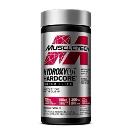 Muscletech Hydroxycut Hardcore Elite yra naujos technologijos riebalų degintojas