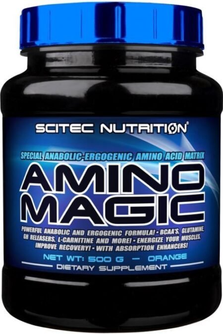 SCITEC AMINO MAGIC  - tai 10 komponentų amino rūgščių komplekso papildai sportui.