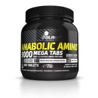 Olimp Anabolic Amino 9000 - pirmas preparatas rinkoje su tokia pažangia amino rūgščių kompozicija!