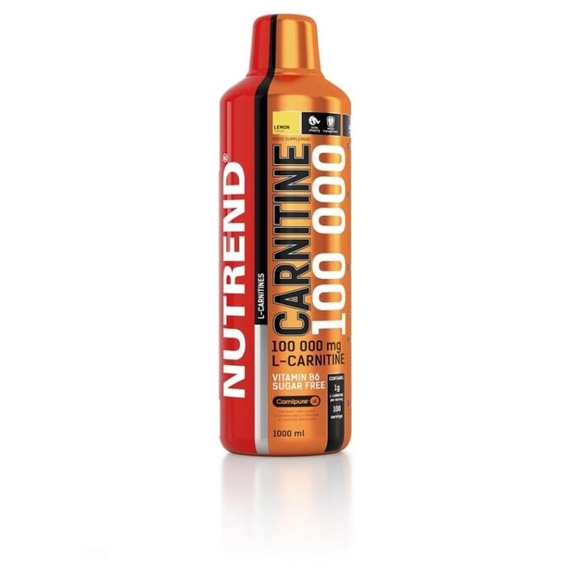 Carnitine 100 000 - tai efektyvi L-karnitino bei vitaminų B5 ir B6 kombinacija greitai pasisavinamoje skystoje formoje.