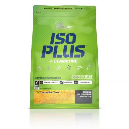 Olimp Iso Plus - izotoninio gėrimo koncentrato milteliai.