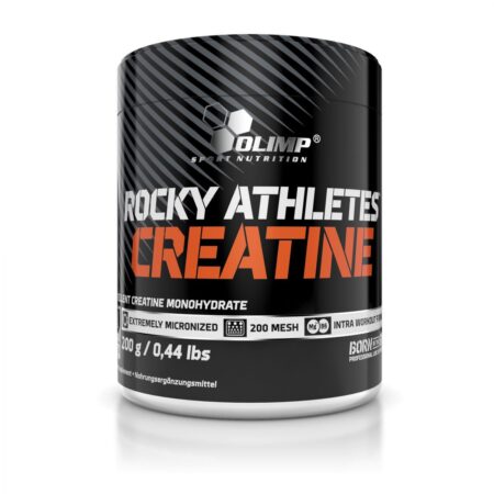Olimp Rocky Athletes Creatine - grynas kreatino monohidratas milteliuose su magniu ir vitaminu B6.