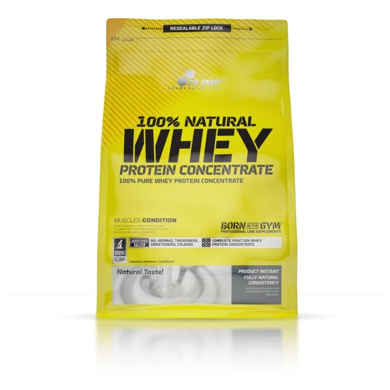 Olimp Natural Whey Protein Concentrate - 100% natūralus išrūgų baltymų koncentratas.