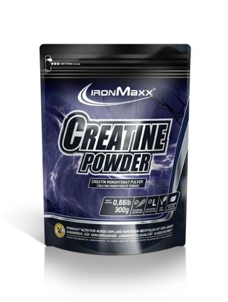 IronMaxx Creatine Powder - aukščiausios kokybės grynas kreatino monohidratas