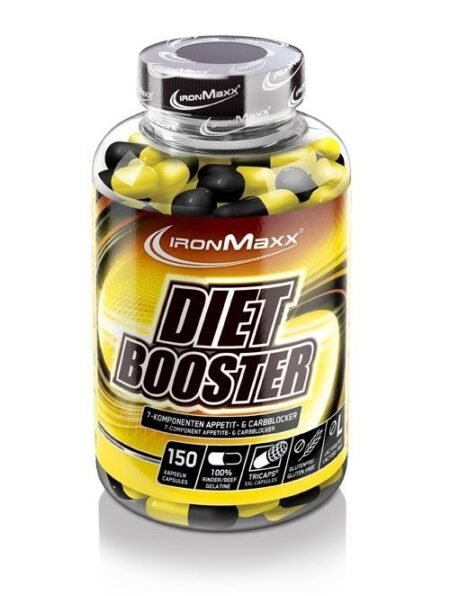 IronMaxx Diet Booster - yra naujos kartos angliavandenių ir apetito blokatoriai.