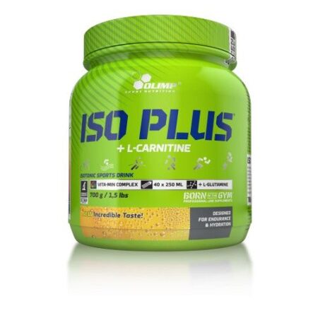 Olimp Iso Plus - izotoninio gėrimo koncentrato milteliai.