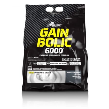 Olimp Gain Bolic 6000®  - kompleksas tinkamai parinktų angliavandenių (diferencijuotas pagal glikeminius reitingus) ir baltymų mišinys
