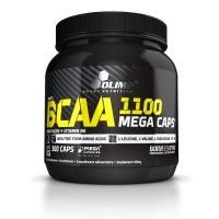 OLIMP BCAA MEGA CAPS 1100® - nepaprastai stipriai koncentruota kristalinių