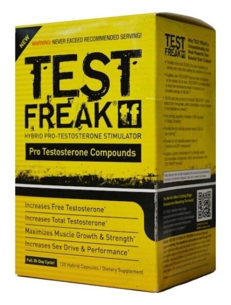 TEST FREAK yra vienas is stipriausių testosterono papildų rinkoje.