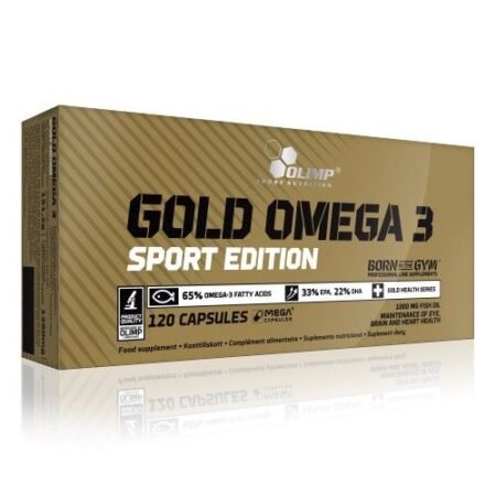 Olimp Gold Omega Sport Edition - aukštos kokybės jūrinių žuvų taukai