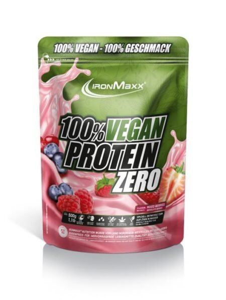 IronMaxx 100% Vegan Protein Zero - kreminės konsistencijos