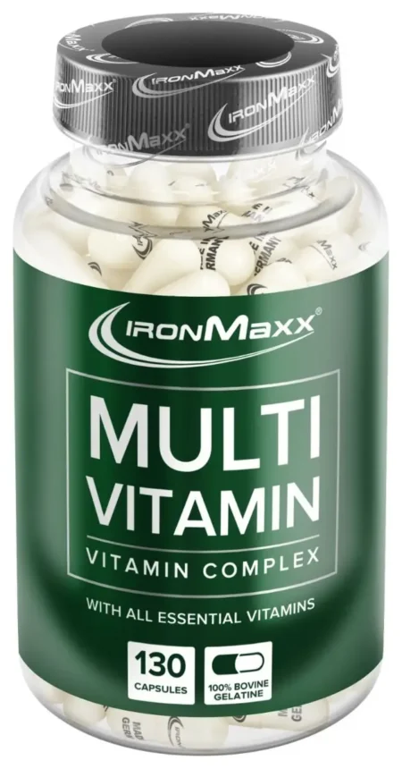 IronMaxx Multi Vitamin - vitaminai ir mineralai turi daugybę sveikatingumo funkcijų.