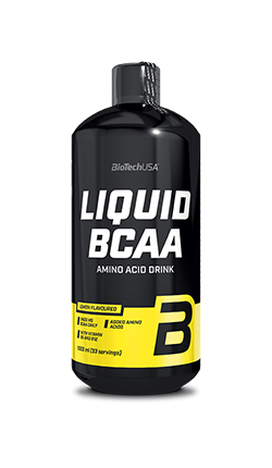 Biotech Liquid BCAA 1000 ml tai šakotų grandžių aminorūgštys (BCAA) yra pati svarbiausia amino rūgščių grupė