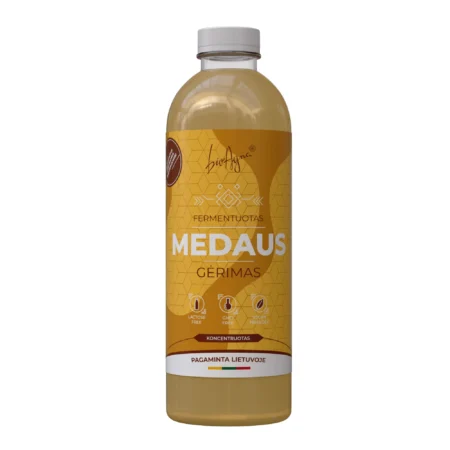 Fermentuotas medaus gėrimas yra prisotintas gerosiomis bakterijomis