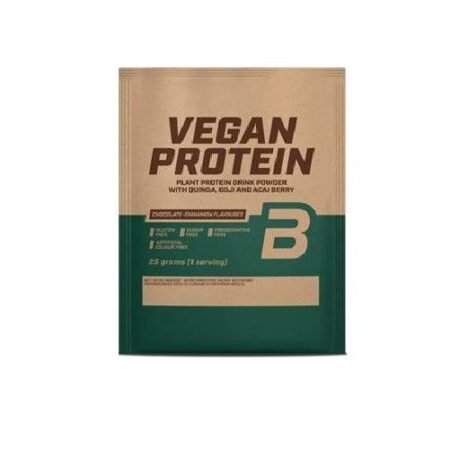 Biotech Vegan Protein - augalinės kilmės baltymų (žirnių baltymų izoliato ir ryžių baltymų koncentrato) mišinys.