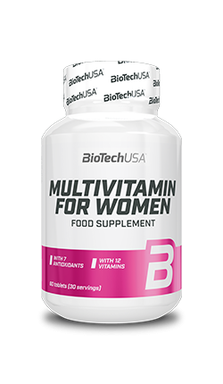 Biotech Multivitamin for Women - tai specialus vitaminų ir mineralinių maisto papildas yra skirtas išskirtinai moterims!
