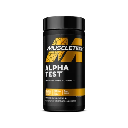 Muscletech Alpha Test – palaiko testosterono gamybą ir padeda išlaikyti testosterono ir kortizolio santykį