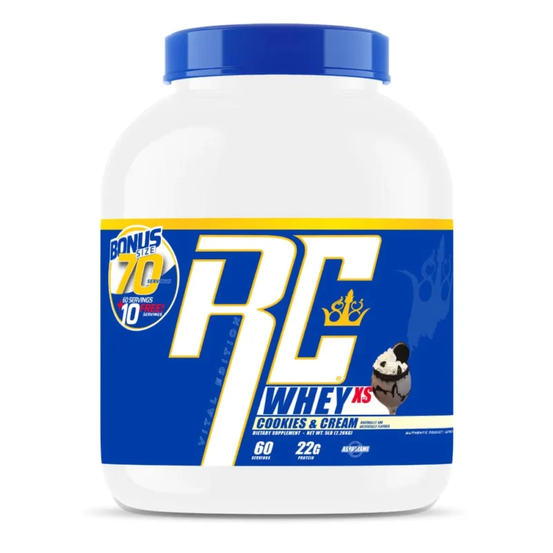 Ronnie Coleman Whey XS - aukštos kokybės išrūgų baltymai.