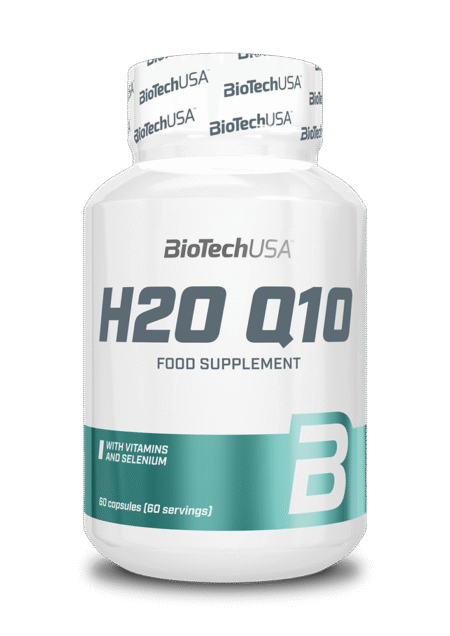 BioTech H2O Q10 - vandenyje tirpus H2O Q10 leidžia greičiau ir efektyviau įsisavinti Q10.