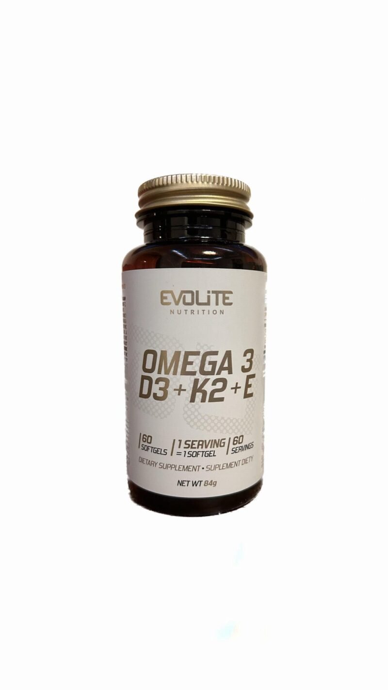 Omega 3 + D3 + K2 MK7 + E yra maisto papildas