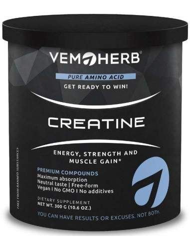 "VemoHerb Creatine" yra aukštos kokybės maisto papildas