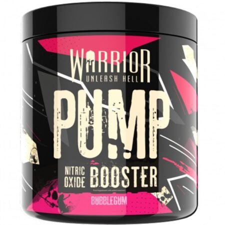 Warrior Pump - maisto papildas milteliais su saldikliais.Grynasis kiekis: 225 g. (30 porcijų) Maistinė vertė:Porcijoje (7.5g): RMV%Per 100g: RMV%Ener