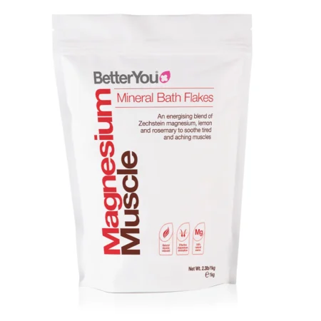 „BetterYou Magnesium Mind“ vonios dribsniai yra veiksmingas būdas papildyti kūną šiuo būtinu mineralu