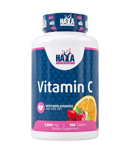 Vitaminas C su bioflavonoidais ir erškėtuogėmis – tai galinga formulė su 1000 mg vitamino C