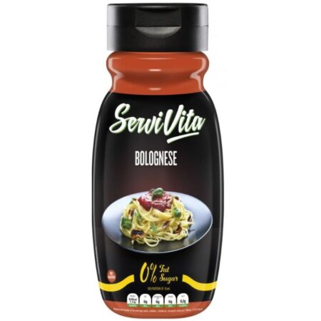ServiVita Bolognese - tai mėsos ir pomidorų skonio padažas makaronų patiekalams. Be cukraus